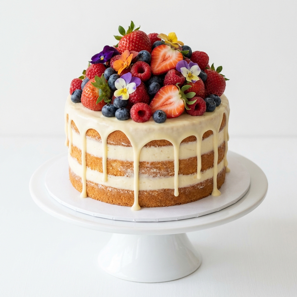 Tort Artizanal cu Fructe